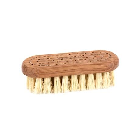 Nagelborste trä och vit fiber